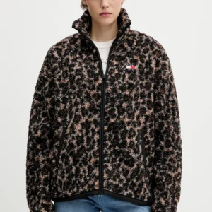 Felpa con zip - leopard aop - Cod. DW0DW21596